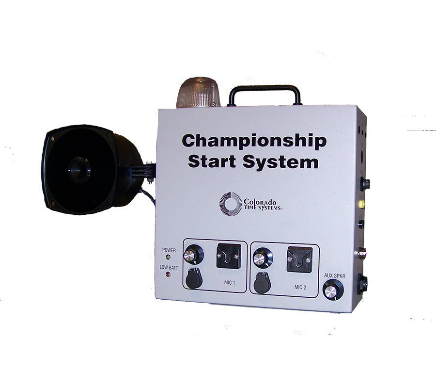 championship start system for swimming competition