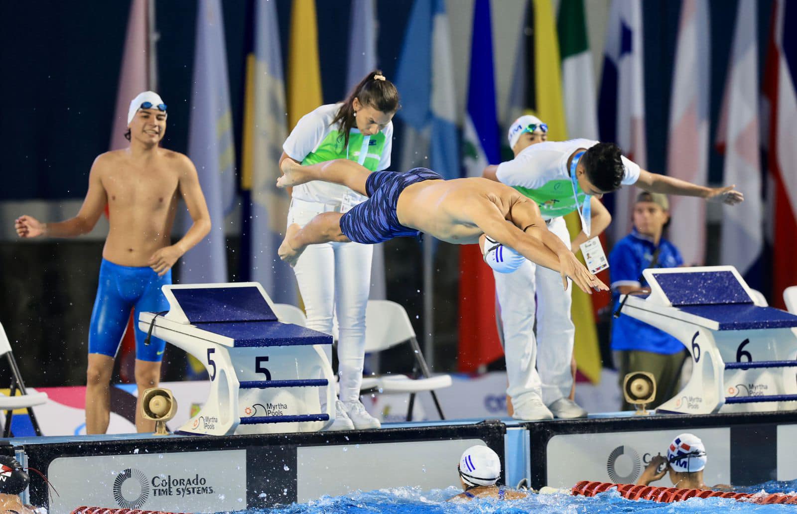 Athletes at the 2023 CCCAN Jr. Games