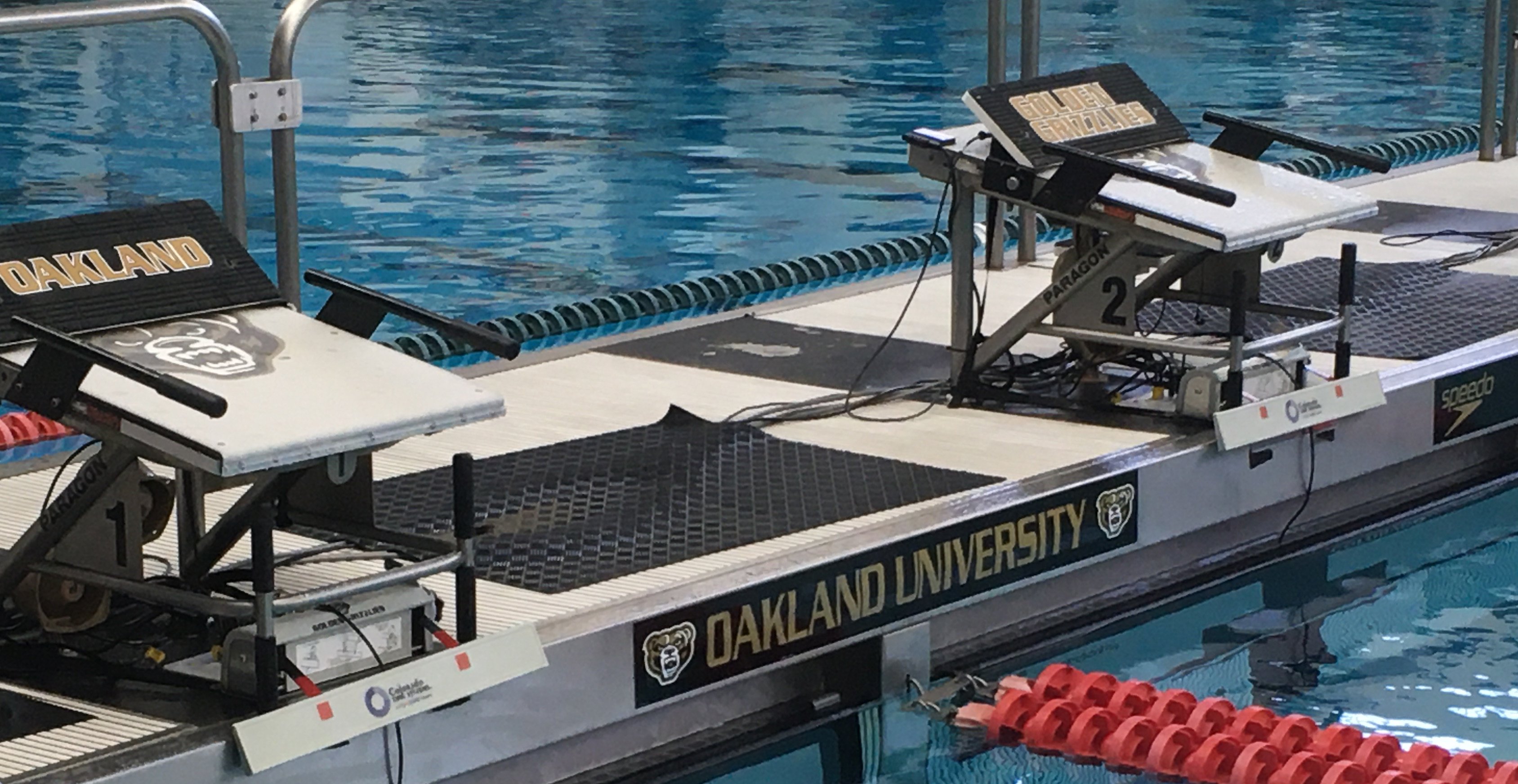 backstroke start device at oakland university in michigan