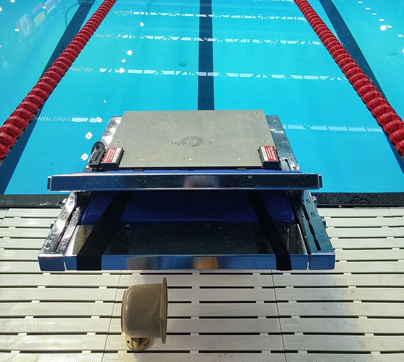 RJPLD on Astralpool Starting Block at PANAM  in 2023