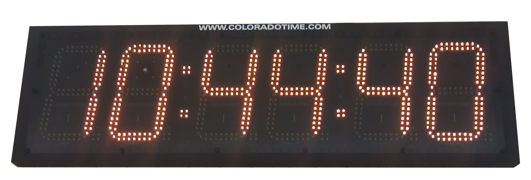 slim 6-digit wall mounted pace clock