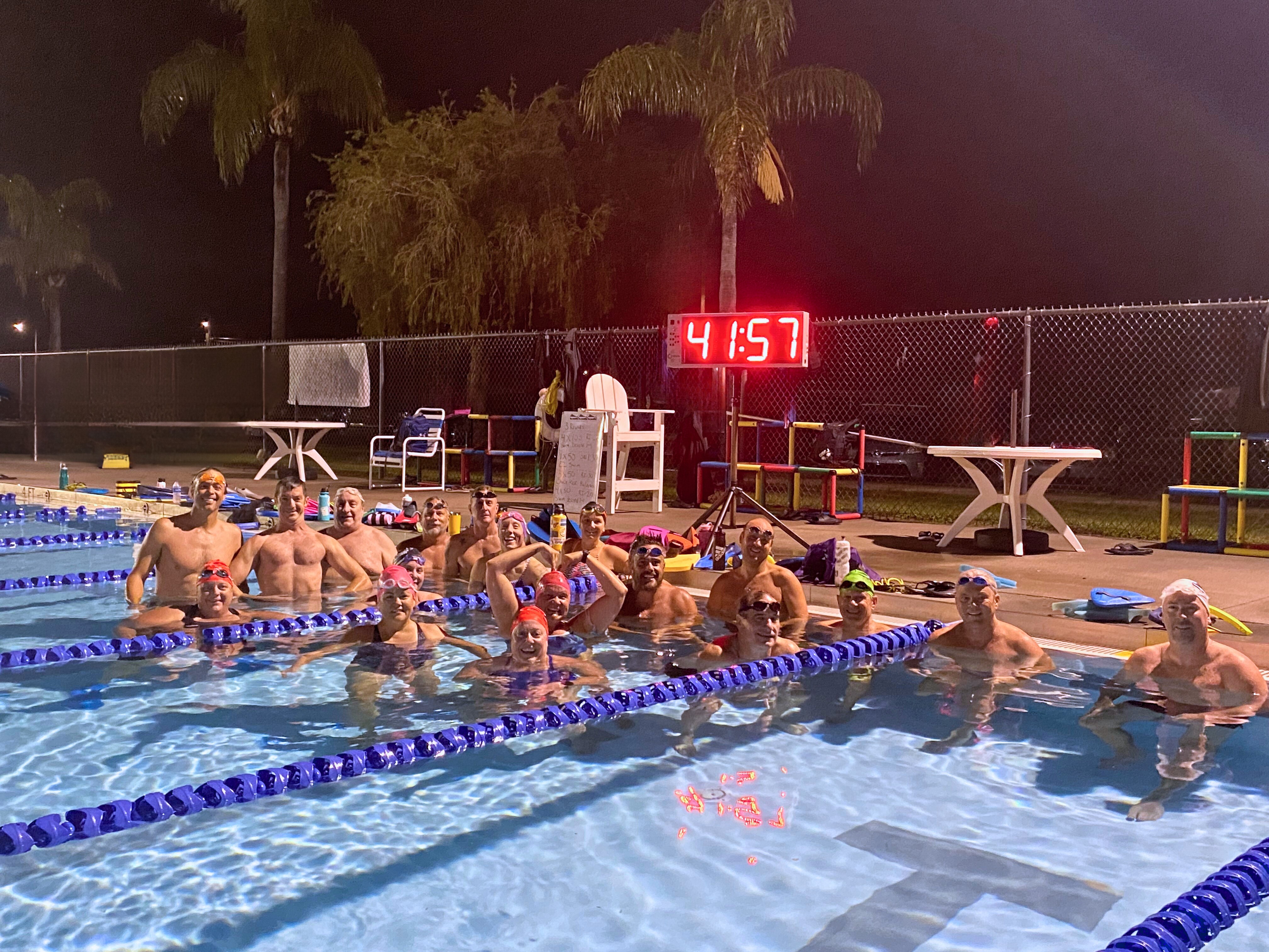 Swim club with PC-Pro Pace Clock